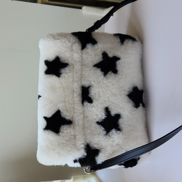 SAINT LAURENT YSL Toy Loulou Star Shearling Pouch Bag RARE - Picture 4 of 10